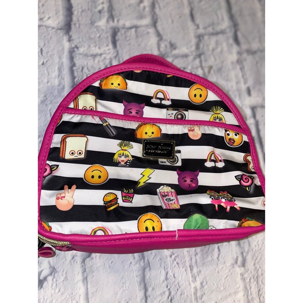 Betsey Johnson Tote kawaii Emoji Bag nwt